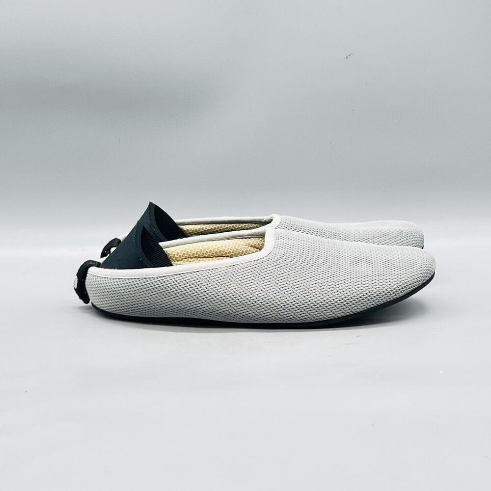 Mahabis Shoes Womens 7.5 Gray Mesh Summer Beach Mule Slippers Slip On Comfort